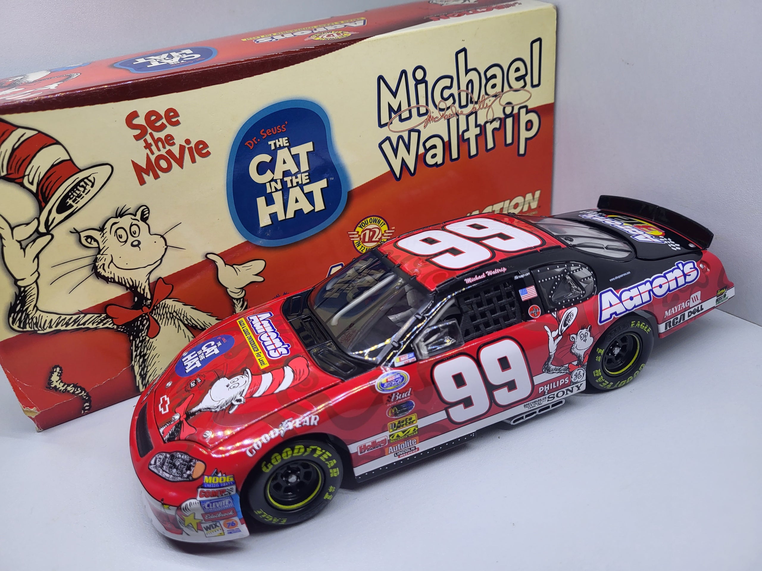 Michael Waltrip 2003 Aaron's / Cat in the Hat 1:24 | CL RACING COLLECTIBLES